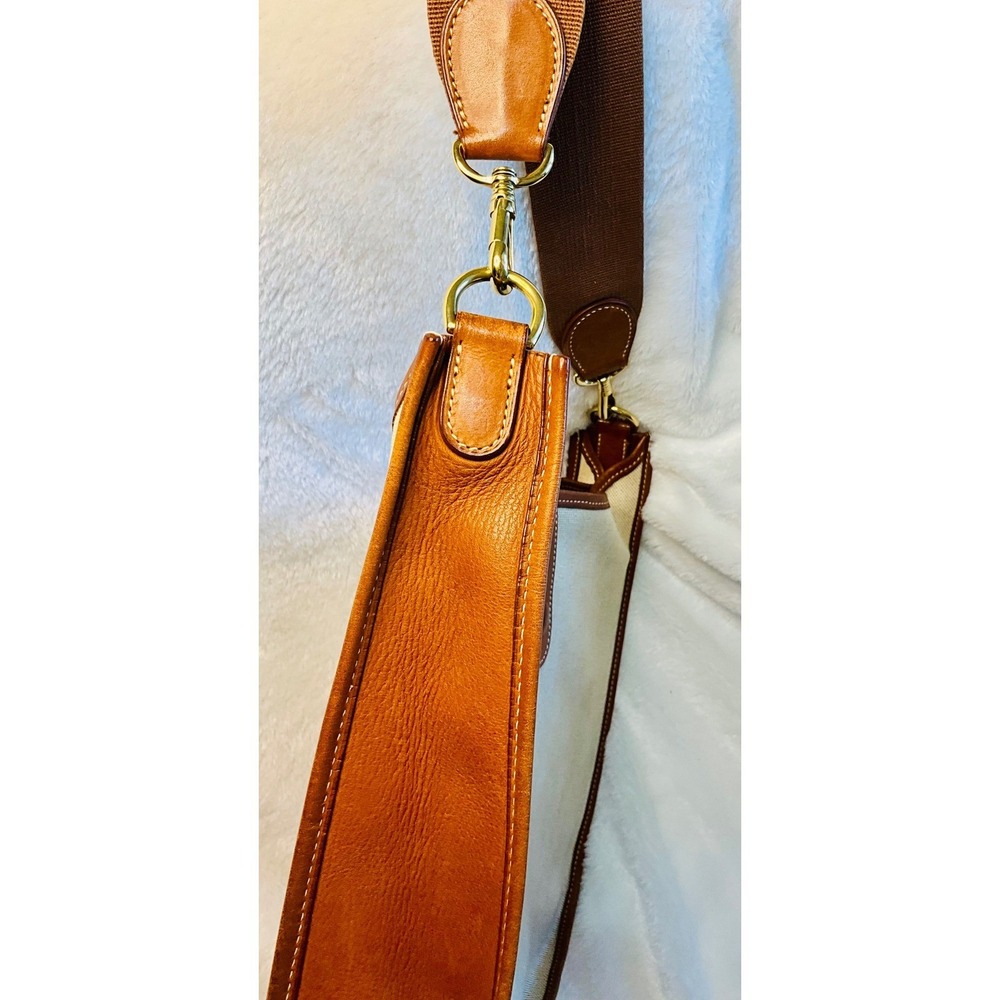 Hermes Evelyne GM Crossbody Bag Canvas Leather Cognac Authentic - Picture 16 of 16